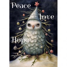 DUTCH LADY CHRISTMAS  GREETING CARD Whimsical Christmas 2